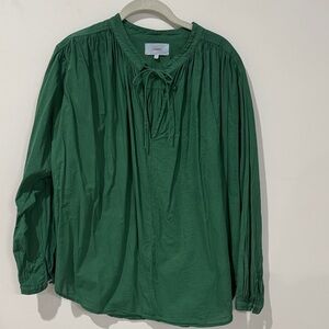 XiRENA Emerald Green Blouse